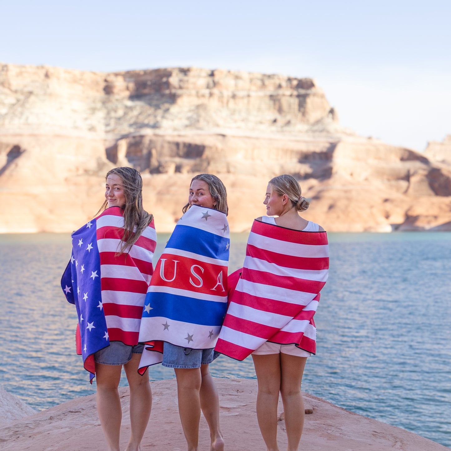 Stars & Stripes - Lake Towel