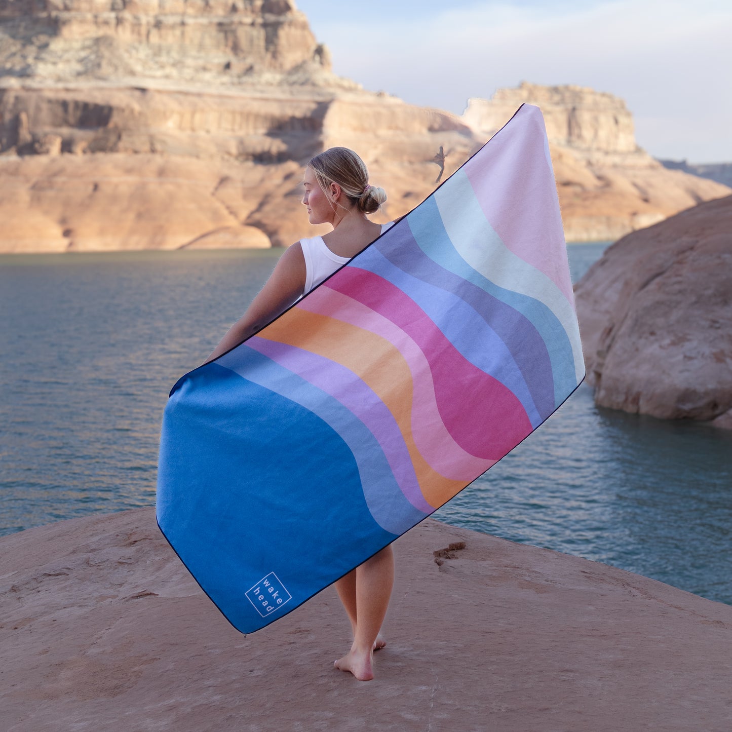 Pastel Tides - Lake Towel